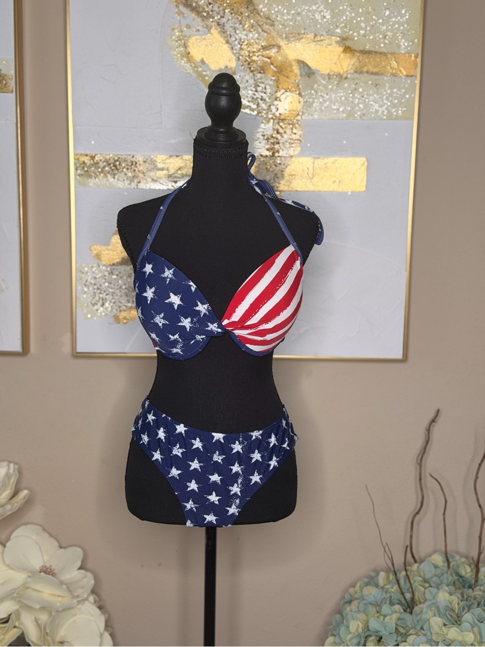Target Women's American Flag Print Bikini - Red, White & Blue